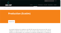 Desktop Screenshot of ecotim.com